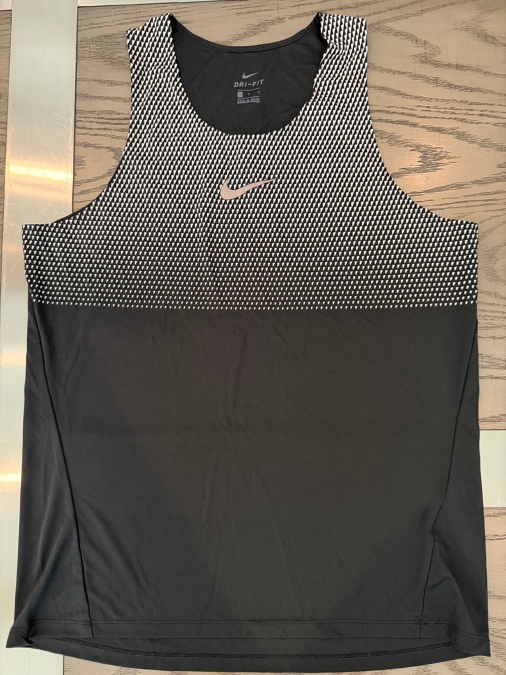 Nike Black & White Dri-Fit Performance Tank